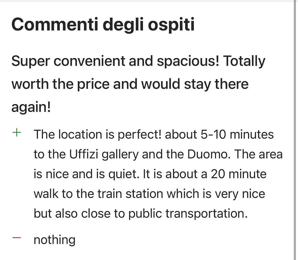 Apartmán I'Biancone Florencie
